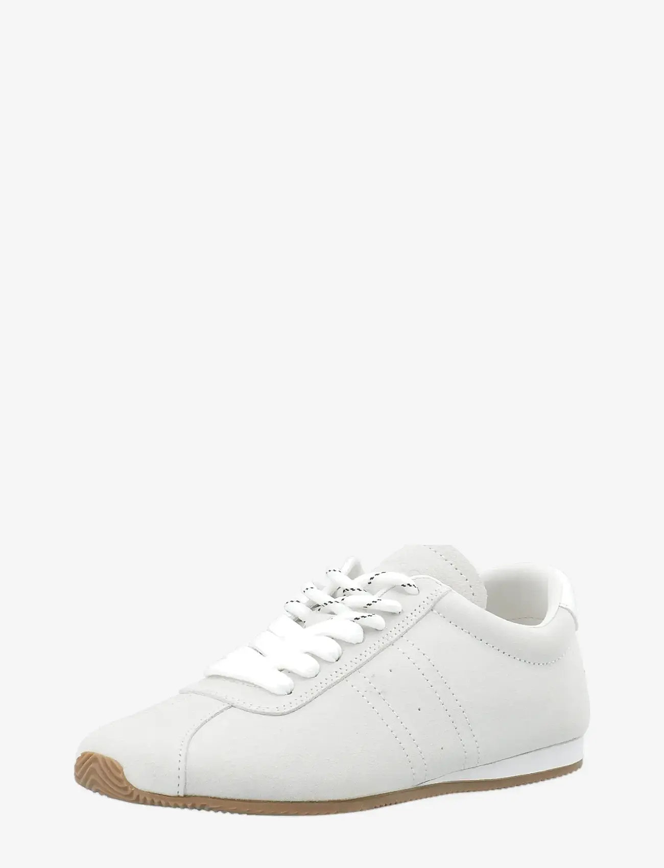 Bianco - BIAFRIDA Sneaker Suede & Leather - konfirmation - white - 3