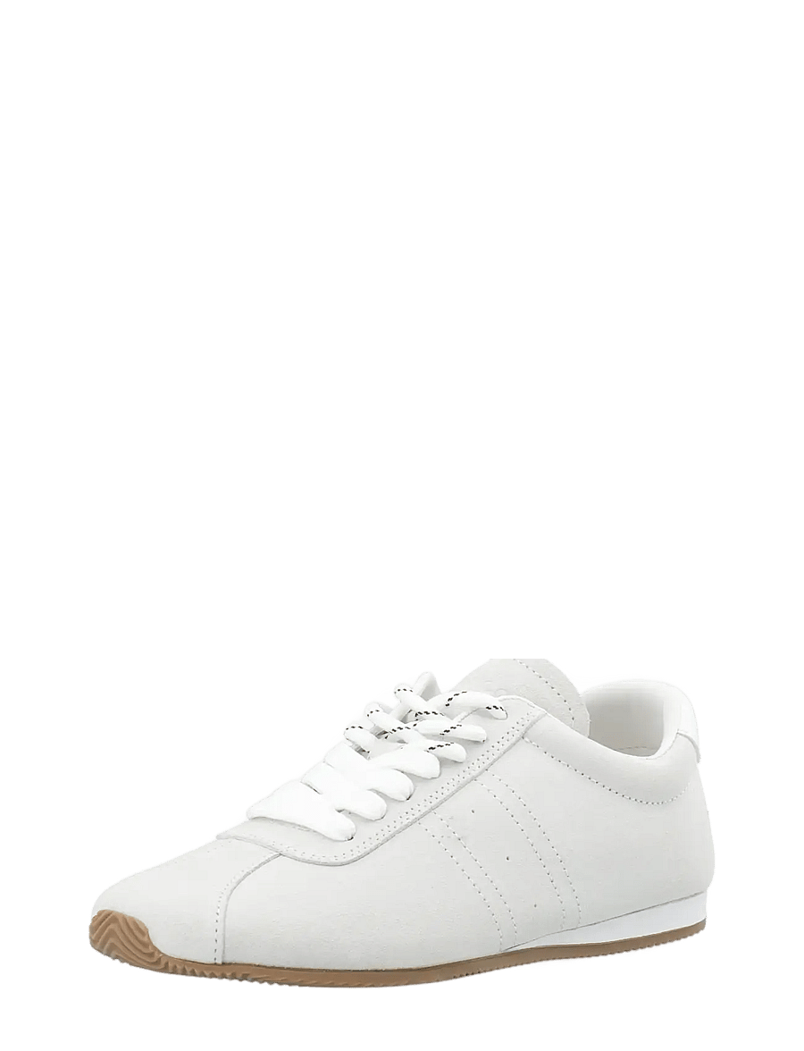Bianco - BIAFRIDA Sneaker Suede & Leather - konfirmation - white - 3