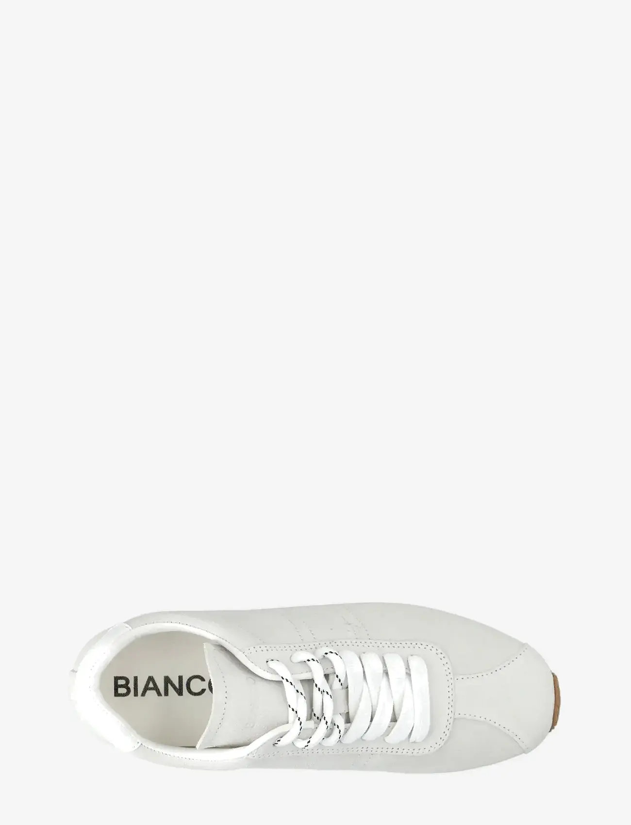 Bianco - BIAFRIDA Sneaker Suede & Leather - konfirmation - white - 4