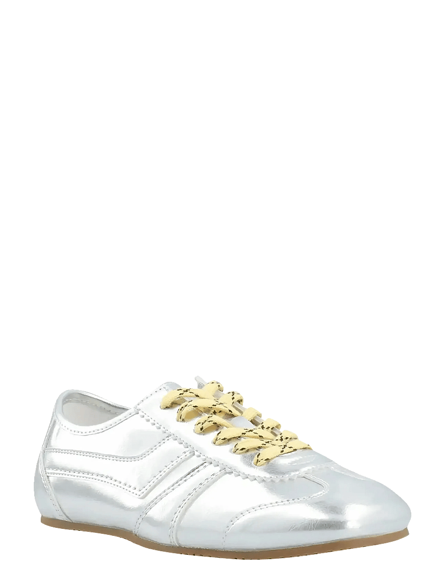 Bianco - BIAFREDE Sneaker Faux Leather - madala säärega tossud - metallic silver - 0