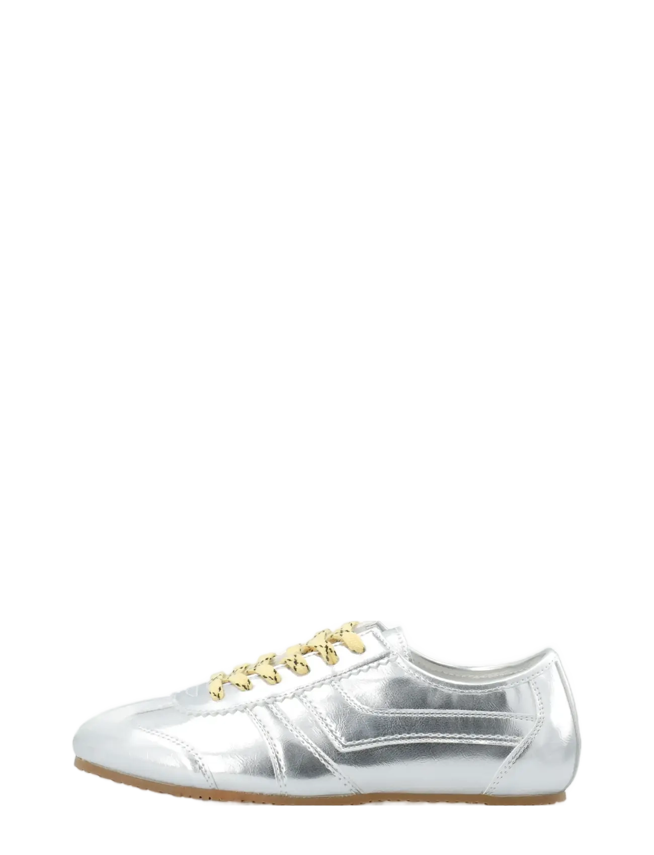 Bianco - BIAFREDE Sneaker Faux Leather - matalavartiset tennarit - metallic silver - 1