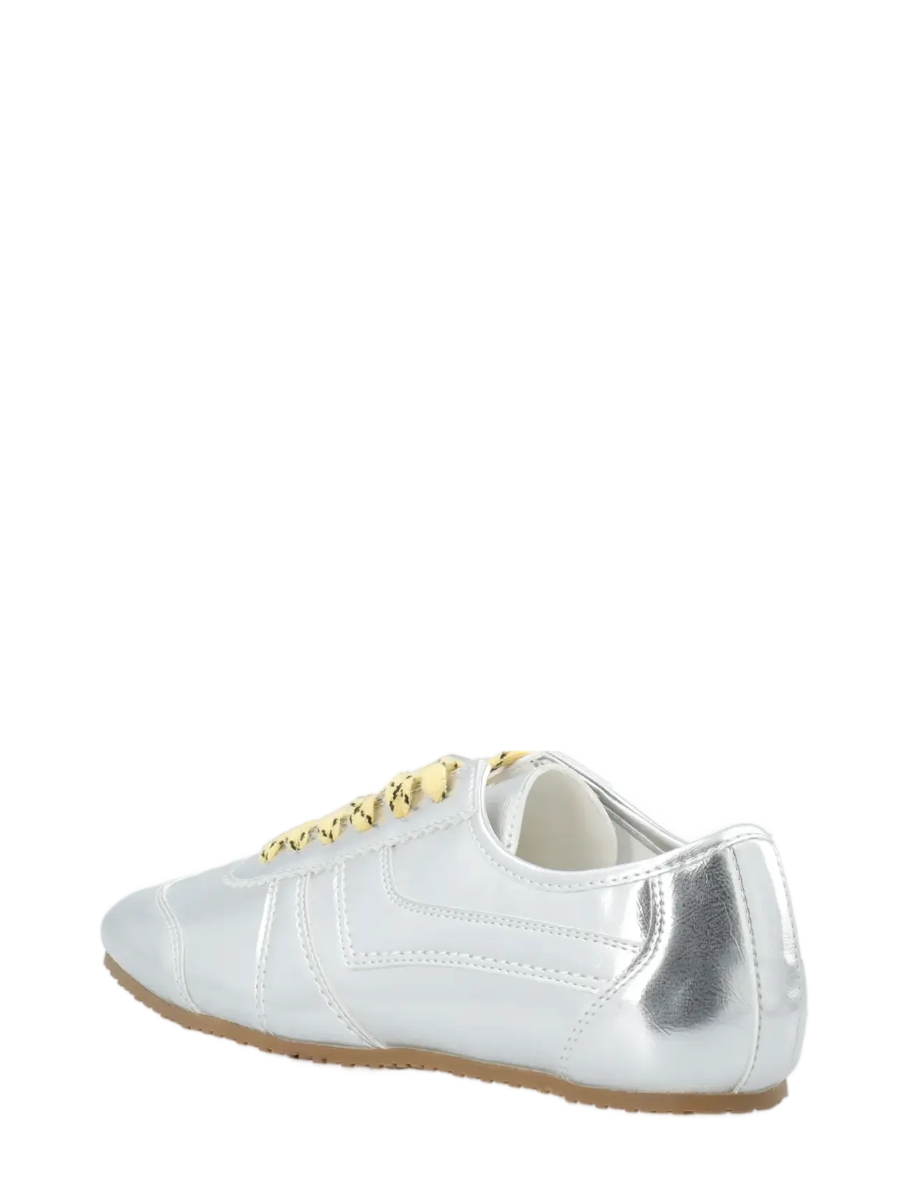 Bianco - BIAFREDE Sneaker Faux Leather - matalavartiset tennarit - metallic silver - 2