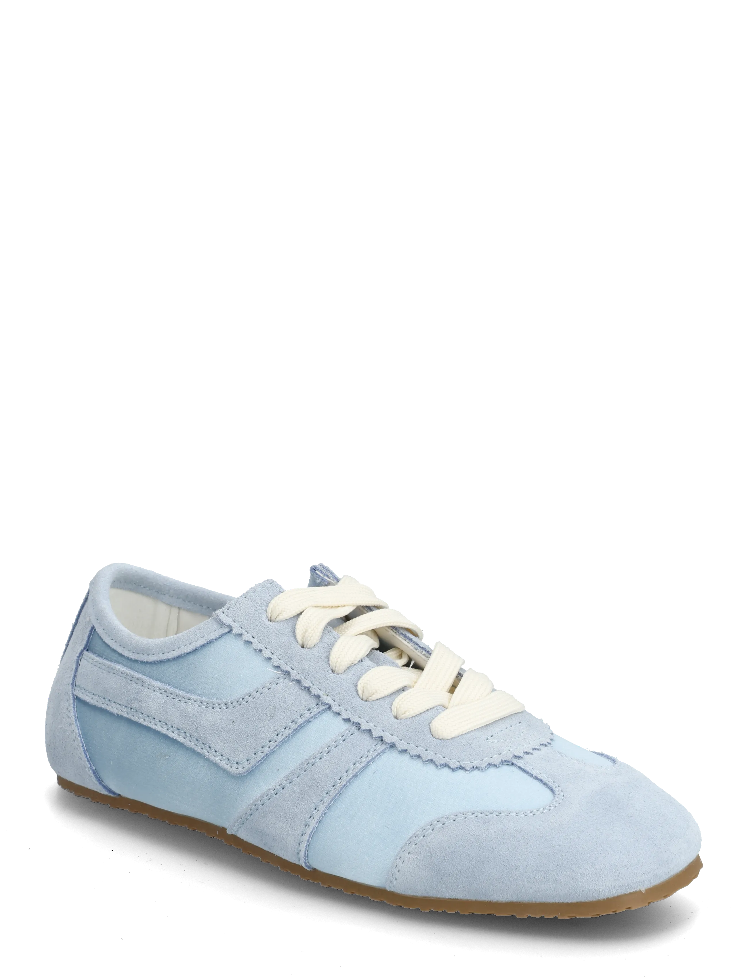 Bianco Biafrede Sneaker Satin & Suede, 36, Sneakers, Blau - Low-top Frauen