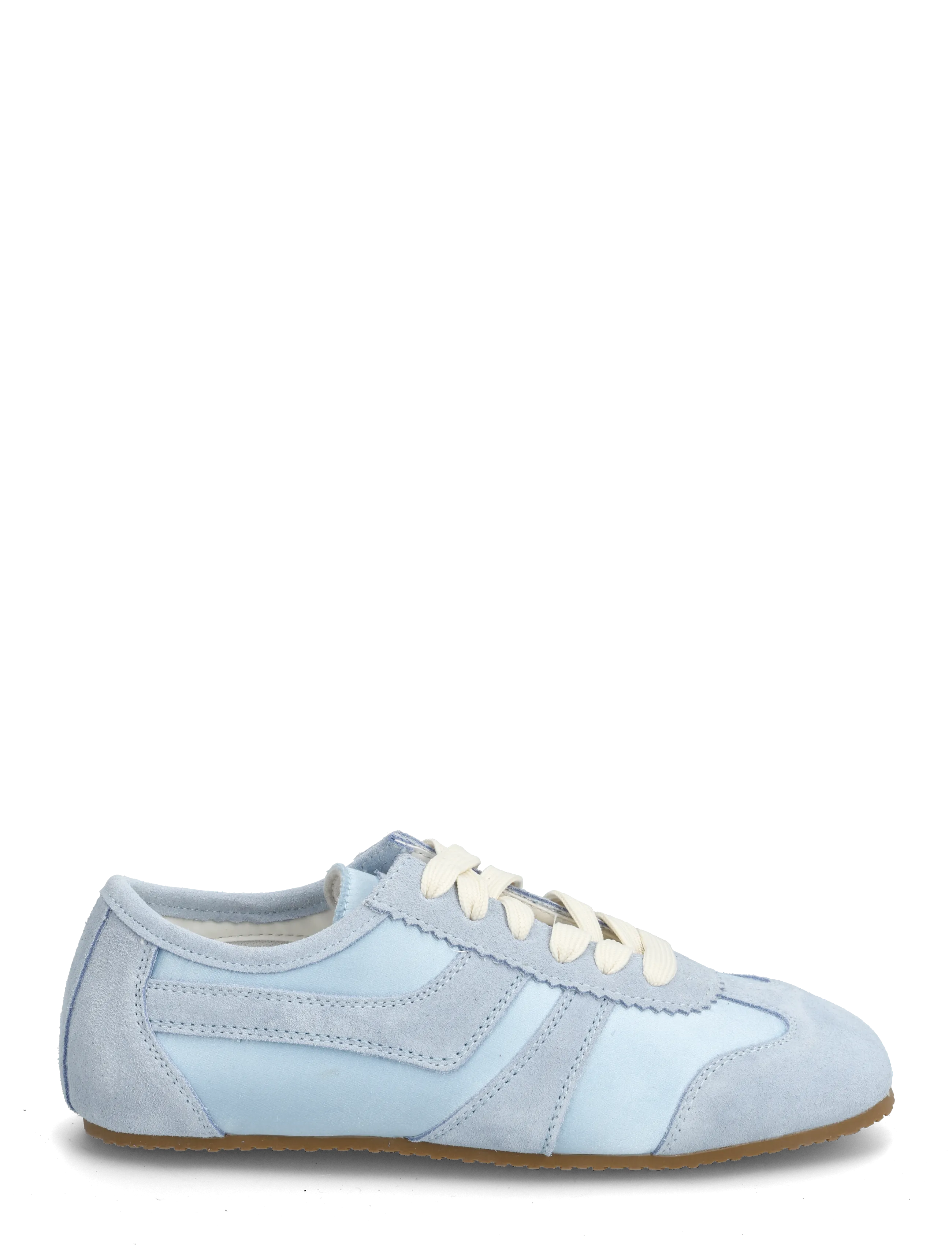 Bianco - BIAFREDE Sneaker Satin & Suede - låga sneakers - sky blue - 1