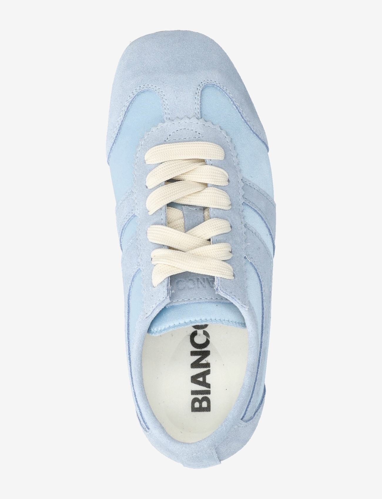 Bianco - BIAFREDE Sneaker Satin & Suede - niedrige sneakers - sky blue - 3