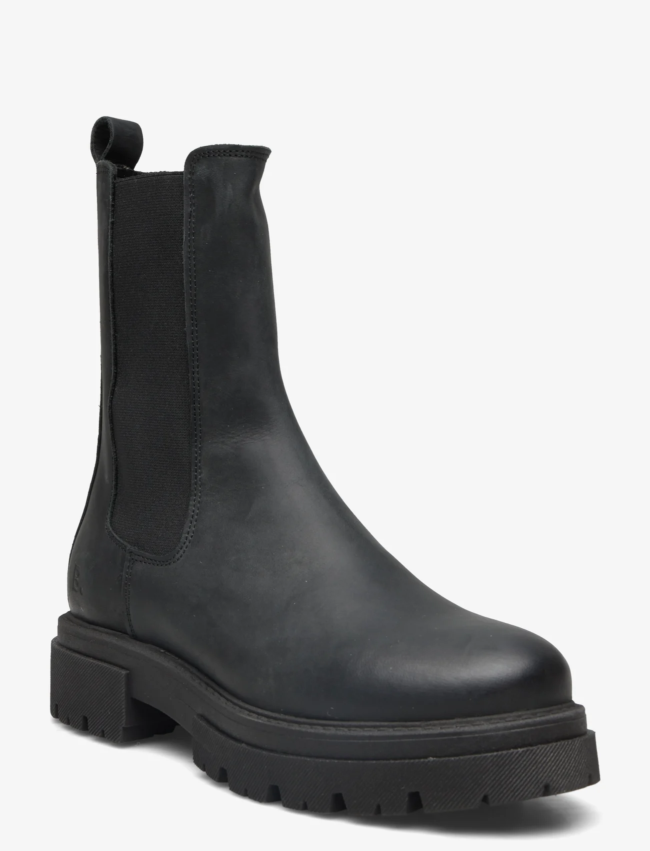 Bianco - BIAGOYA Mid Chelsea Boot Crazy Horse - chelsea boots - black - 0