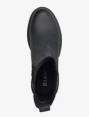 Bianco - BIAGOYA Mid Chelsea Boot Crazy Horse - chelsea boots - black - 3