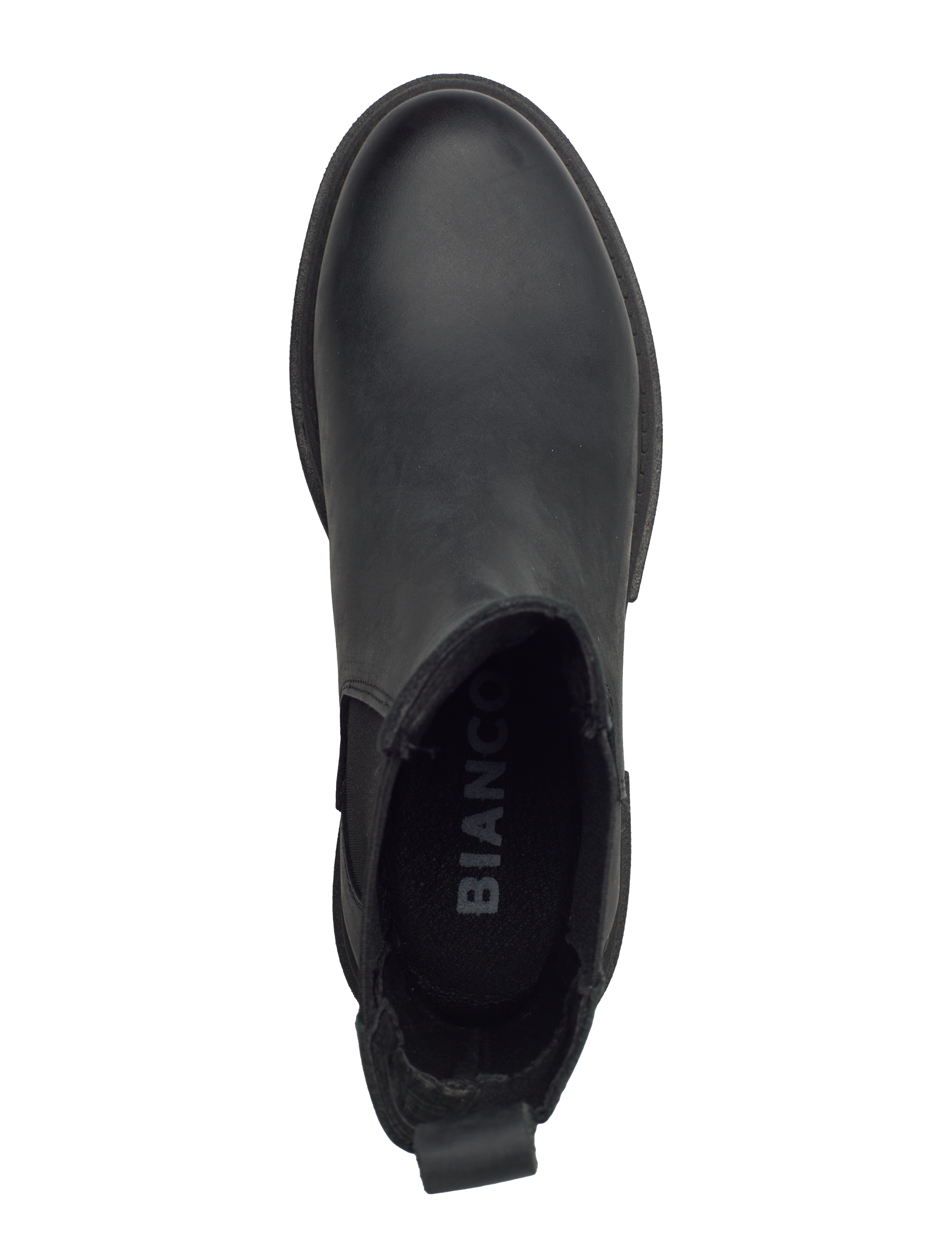 Bianco - BIAGOYA Mid Chelsea Boot Crazy Horse - black - 3