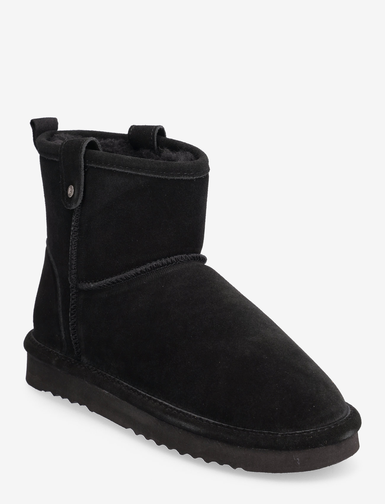 Bianco - BIASNOW Short Boot Suede - damen - black - 0