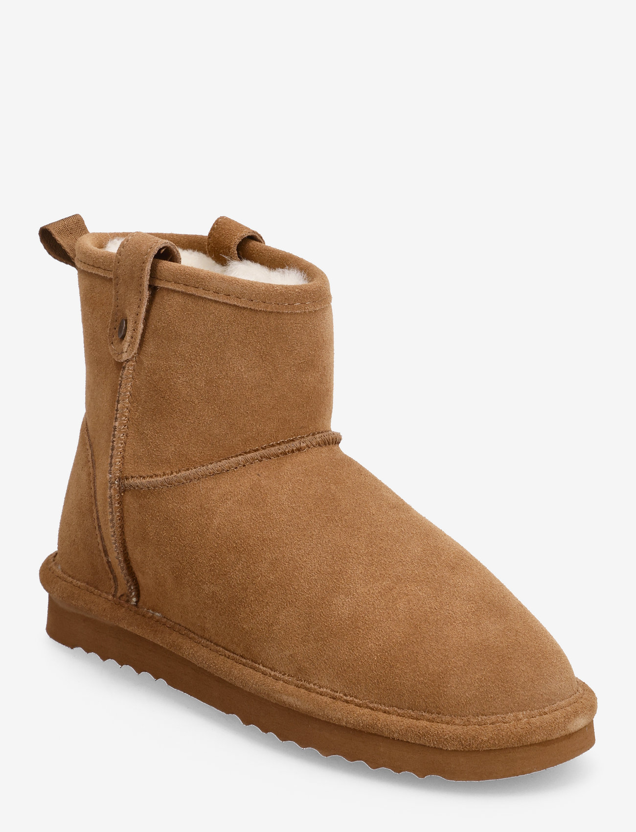 Bianco - BIASNOW Short Boot Suede - naised - cognac - 0
