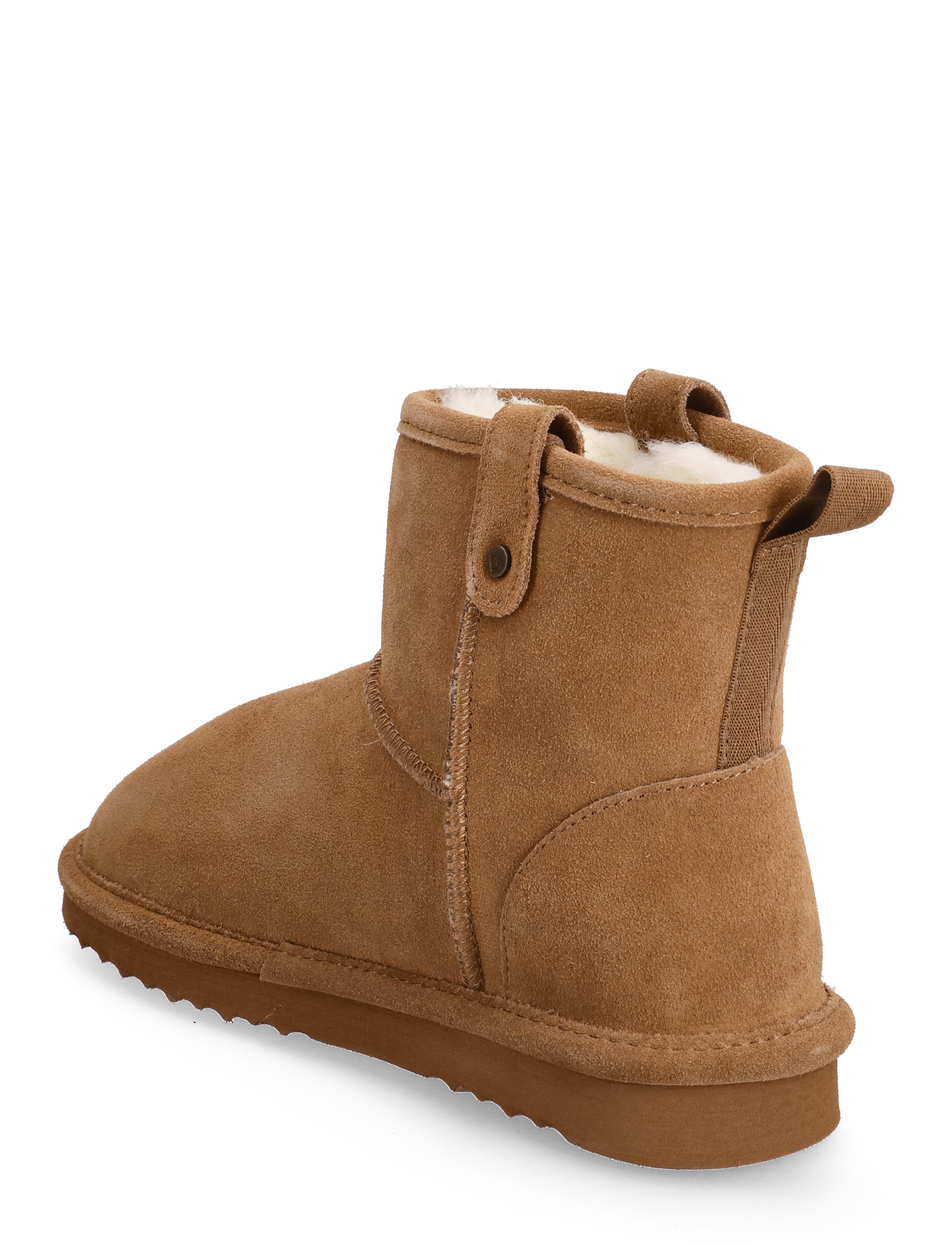 Bianco - BIASNOW Short Boot Suede - kobiety - cognac - 2