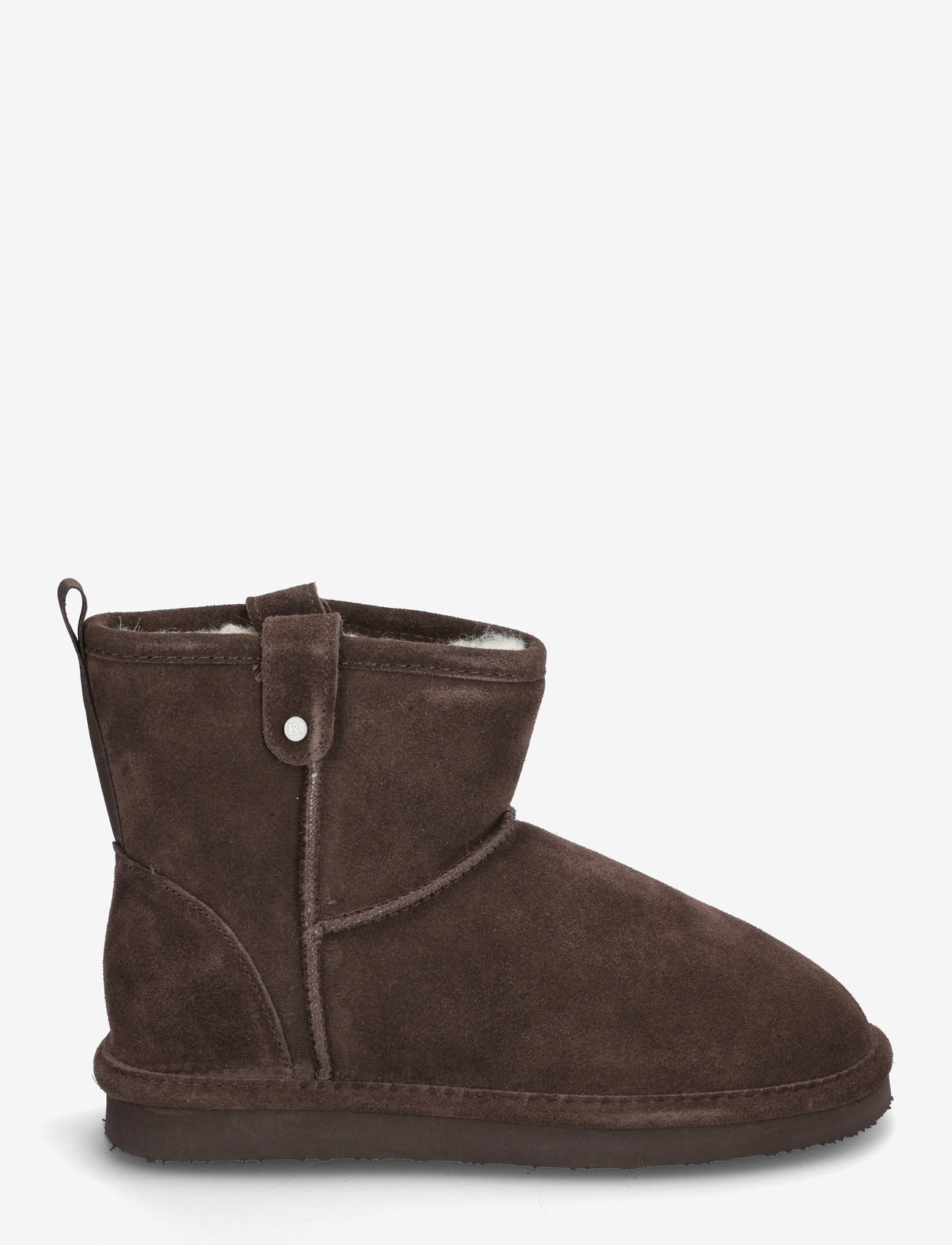 Bianco - BIASNOW Short Boot Suede - naised - dark brown - 1