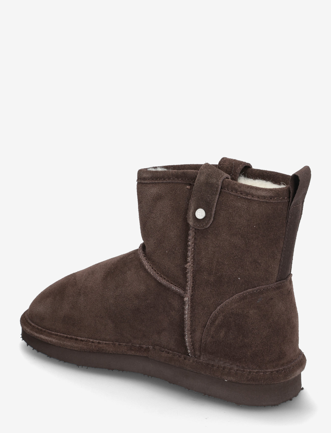 Bianco - BIASNOW Short Boot Suede - naised - dark brown - 2