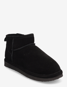 BIASNOW Ancle Boot Suede, Bianco