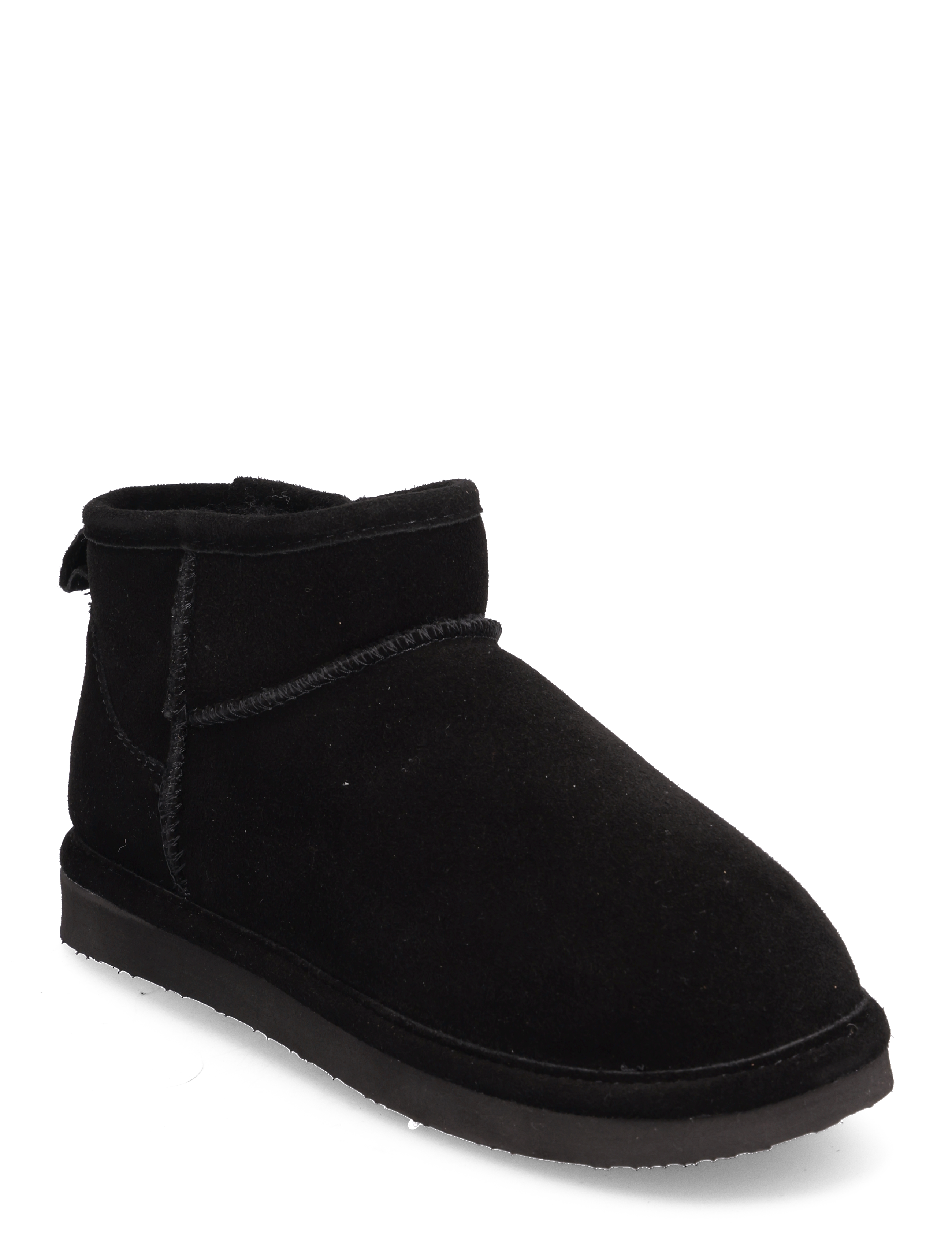 Bianco Biasnow Ankle Boot Suede, Kvinder, Mini Ankelstøvle, Sort, Str: 37