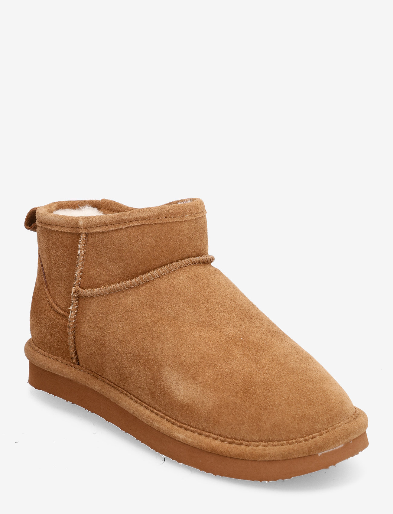 Bianco - BIASNOW Ankle Boot Suede - naised - cognac - 0