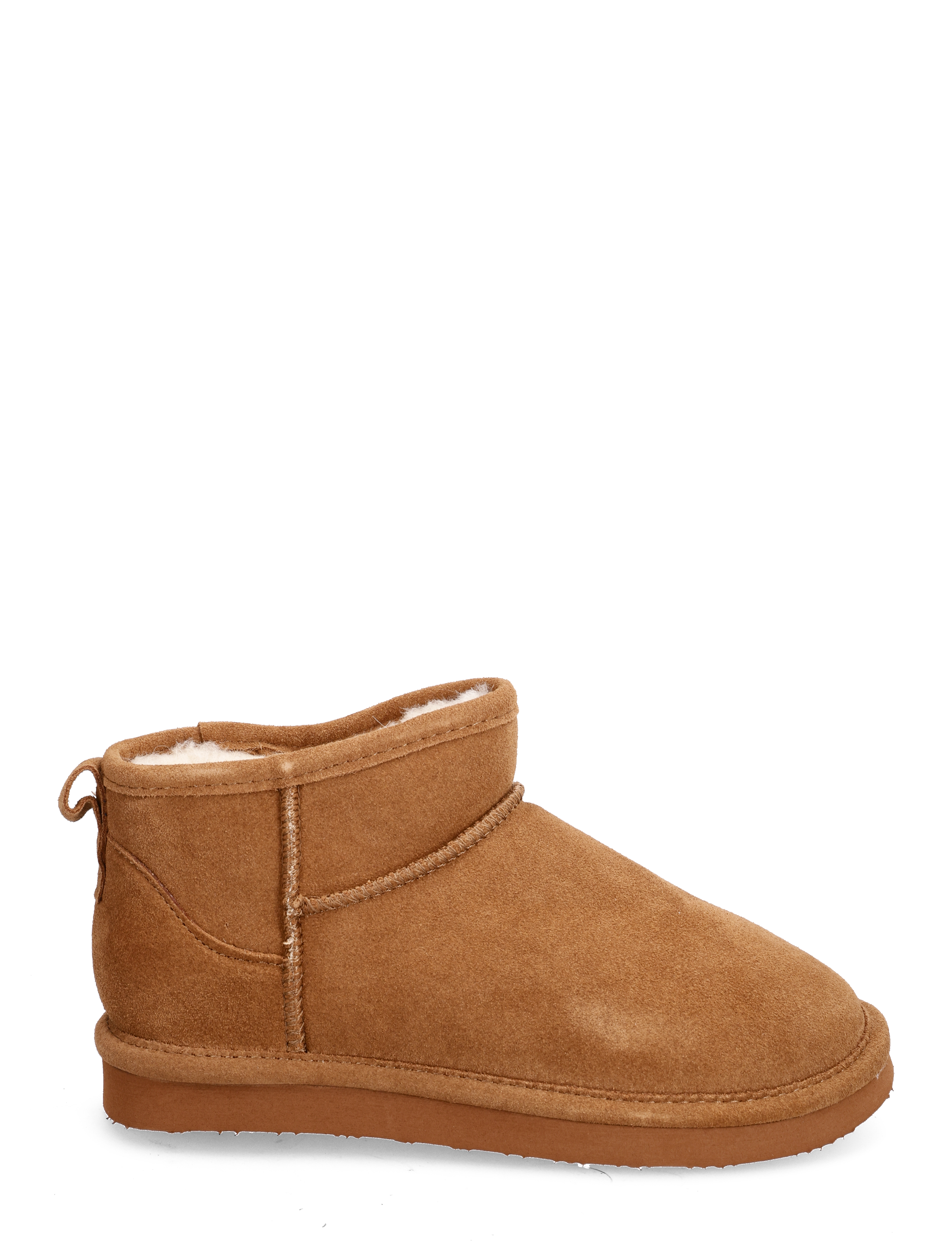 Bianco - BIASNOW Ankle Boot Suede - bamsestøvler - cognac - 2