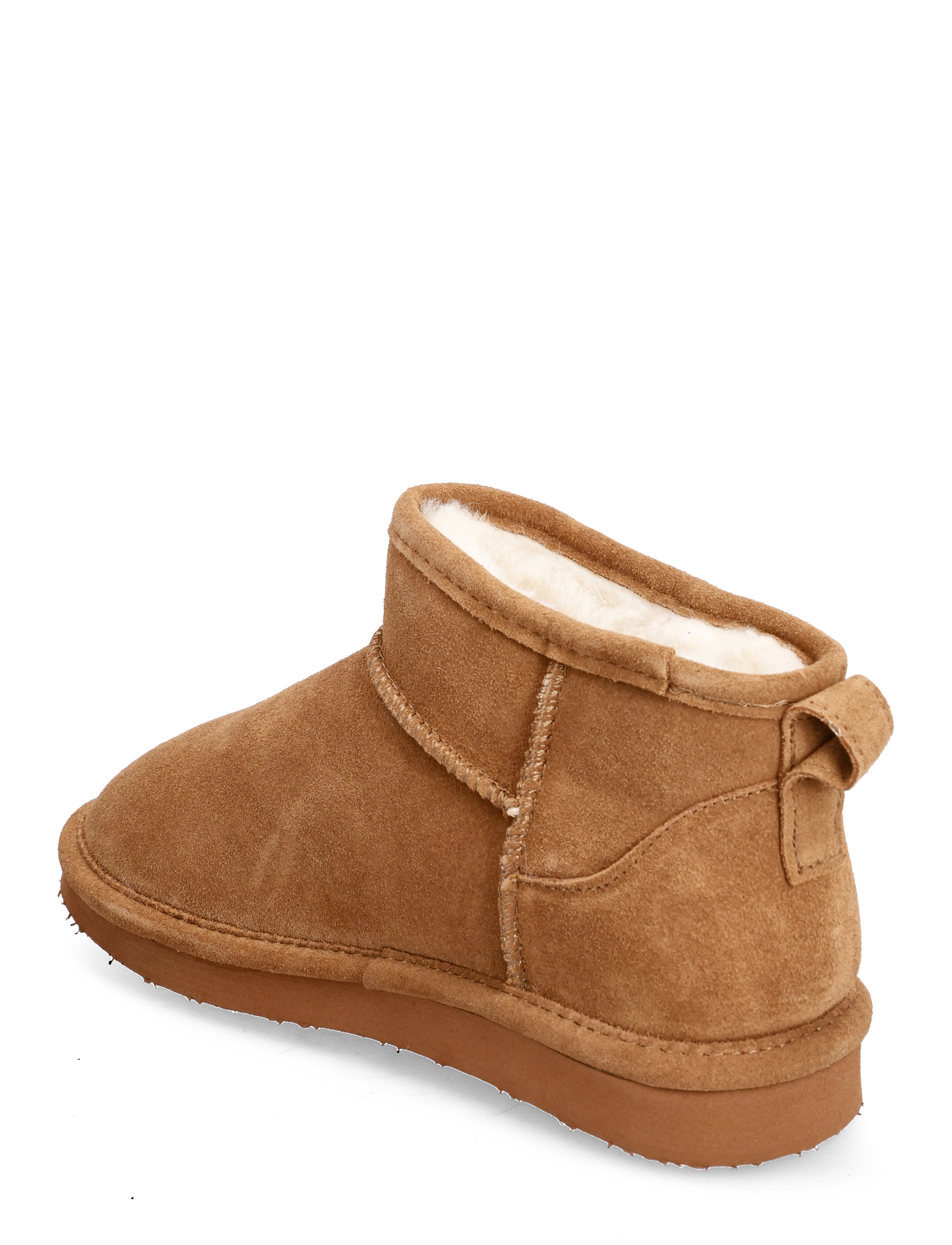 Bianco - BIASNOW Ankle Boot Suede - bamsestøvler - cognac - 3