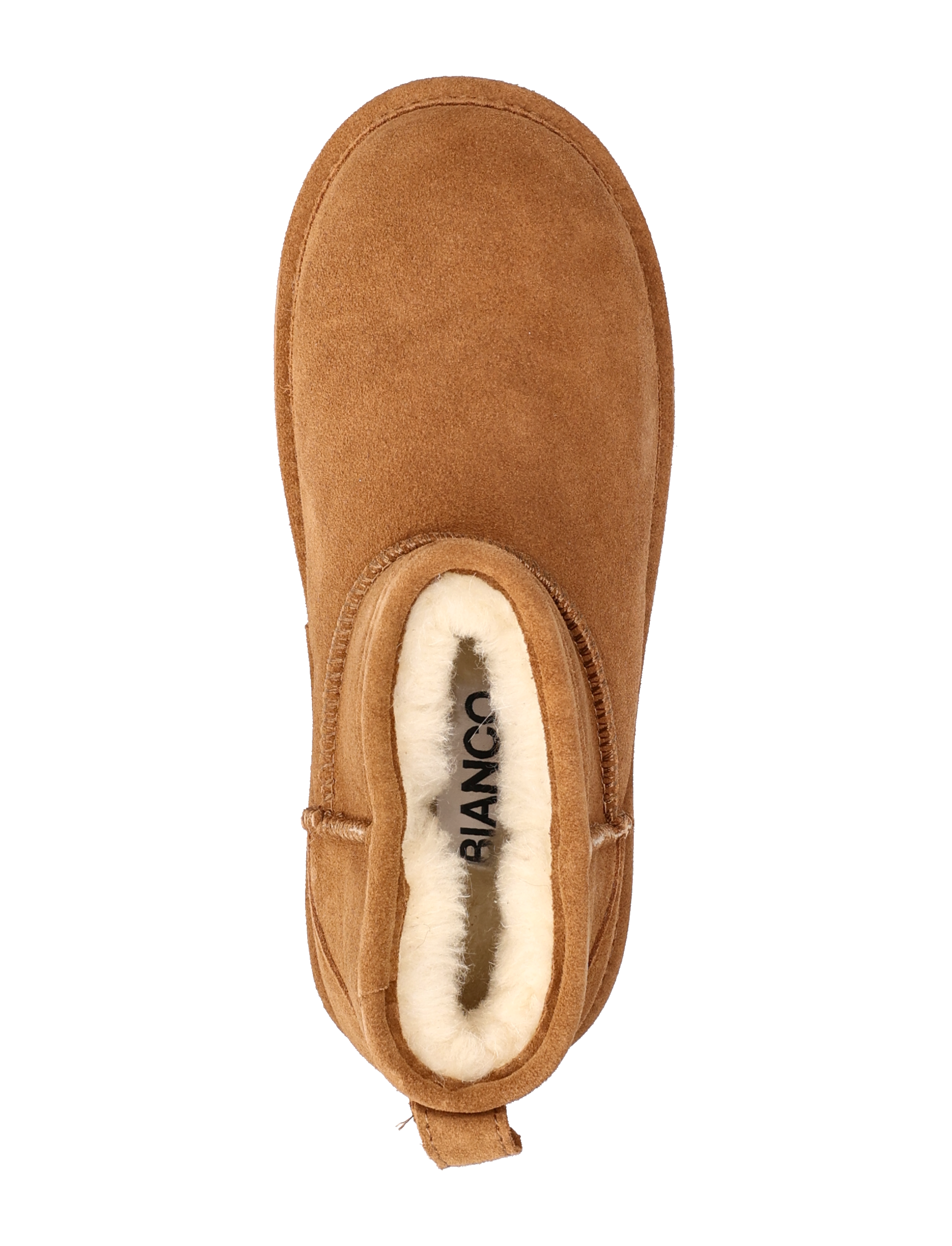 Bianco - BIASNOW Ankle Boot Suede - teddy-stiefel - cognac - 4