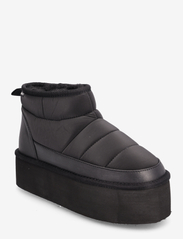 Bianco - BIASNOW Flatform Quilted Nylon - winter shoes - black - 0