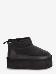 Bianco - BIASNOW Flatform Quilted Nylon - varmeforede sko - black - 2