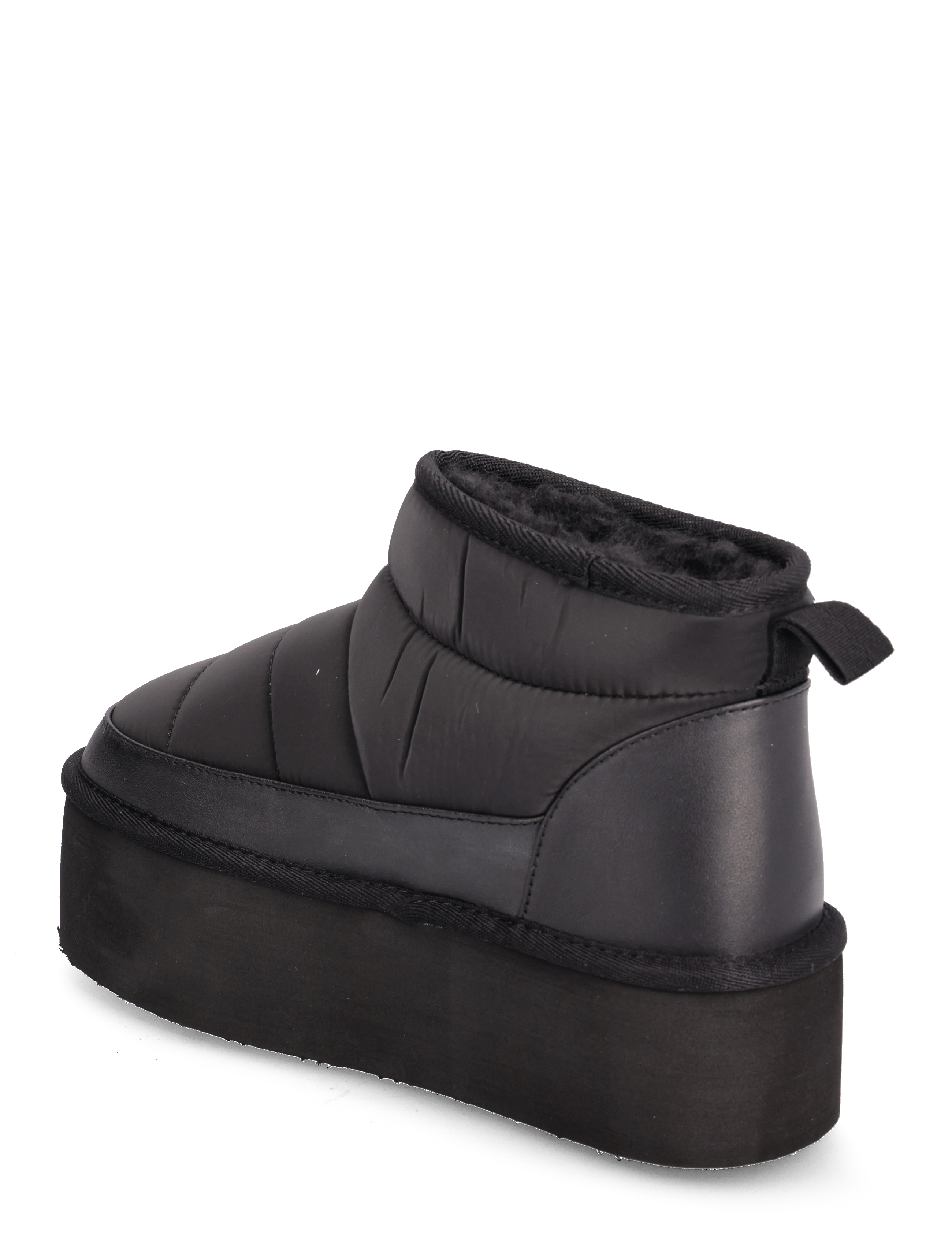 Bianco - BIASNOW Flatform Quilted Nylon - black - 3