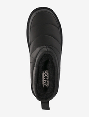 Bianco - BIASNOW Flatform Quilted Nylon - varmforet sko - black - 3