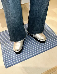 Bianco - BIASNOW Flatform Quilted Nylon - varmeforede sko - silver - 5