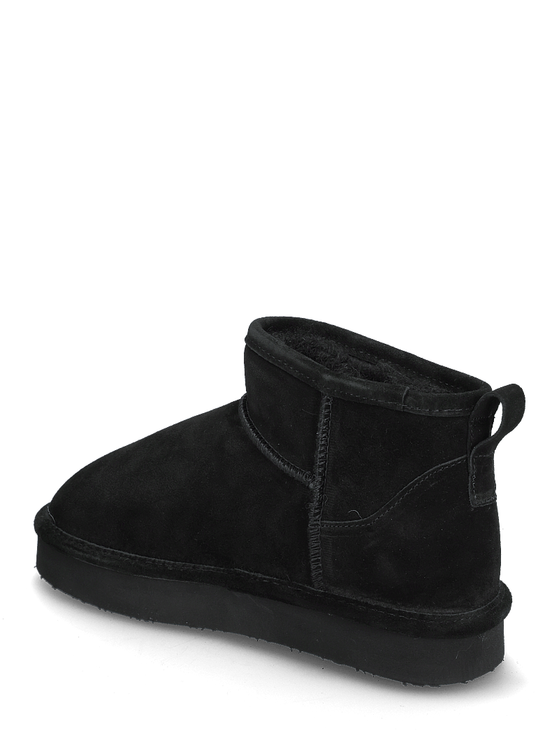 Bianco - BIASNOW Flatform Ankle Boot Suede - teddy boots - black - 2
