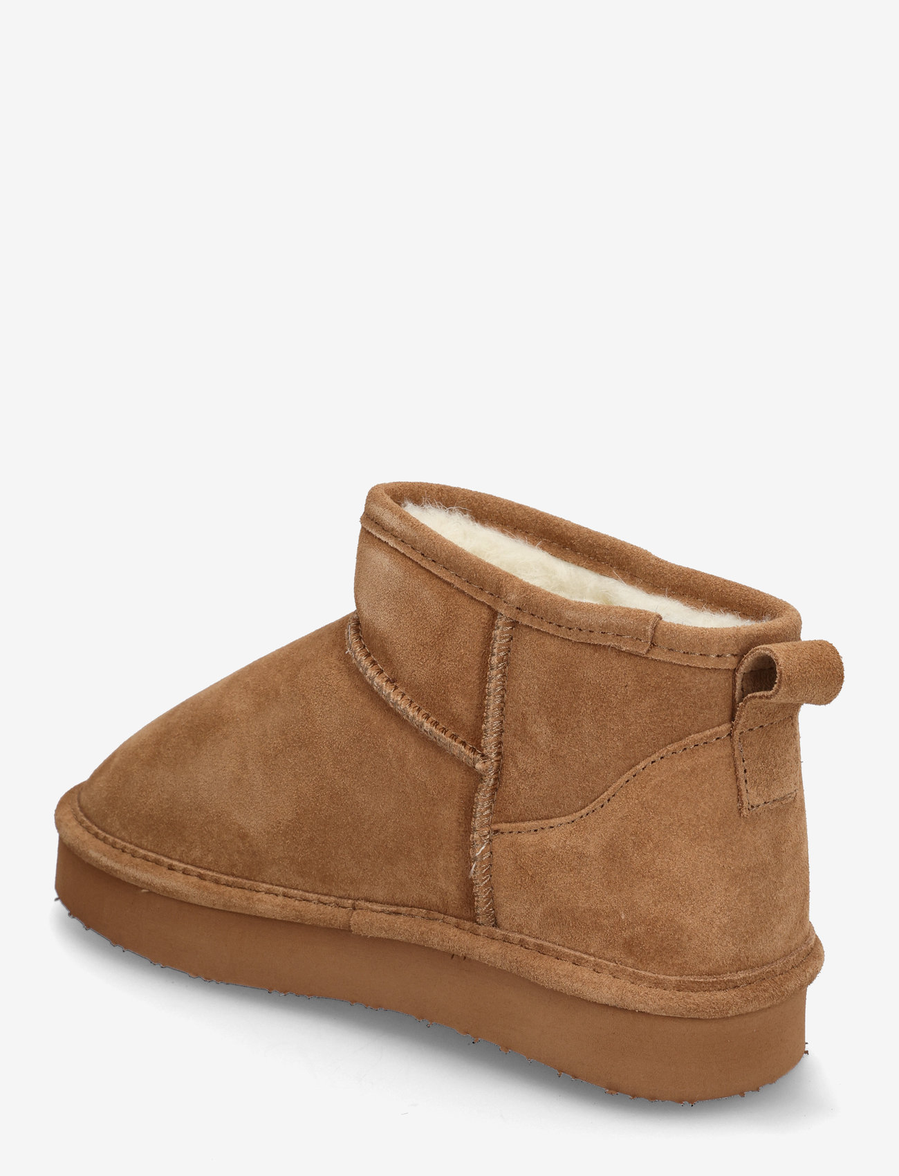 Bianco - BIASNOW Flatform Ankle Boot Suede - naised - cognac - 2