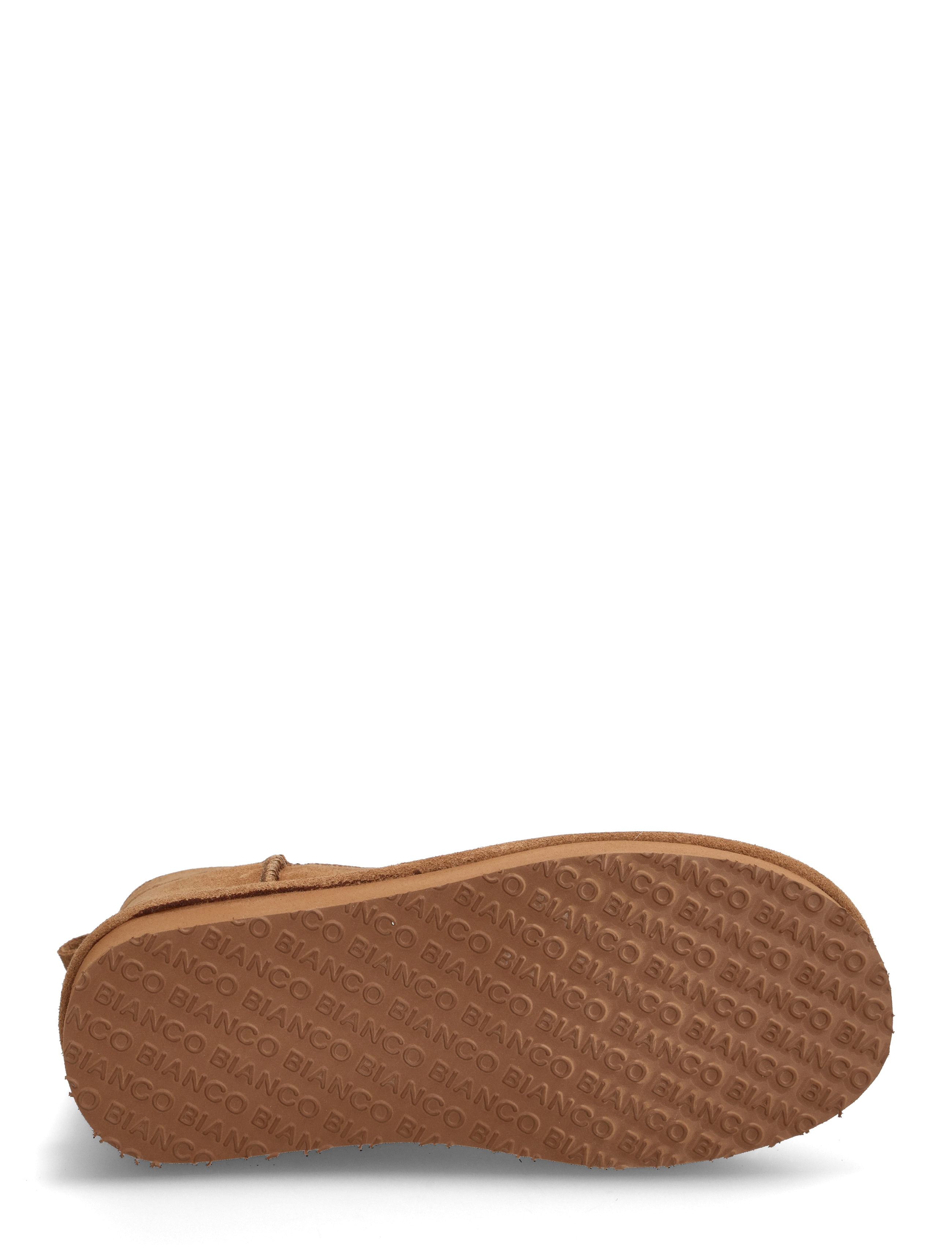 Bianco - BIASNOW Flatform Ankle Boot Suede - kobiety - cognac - 4