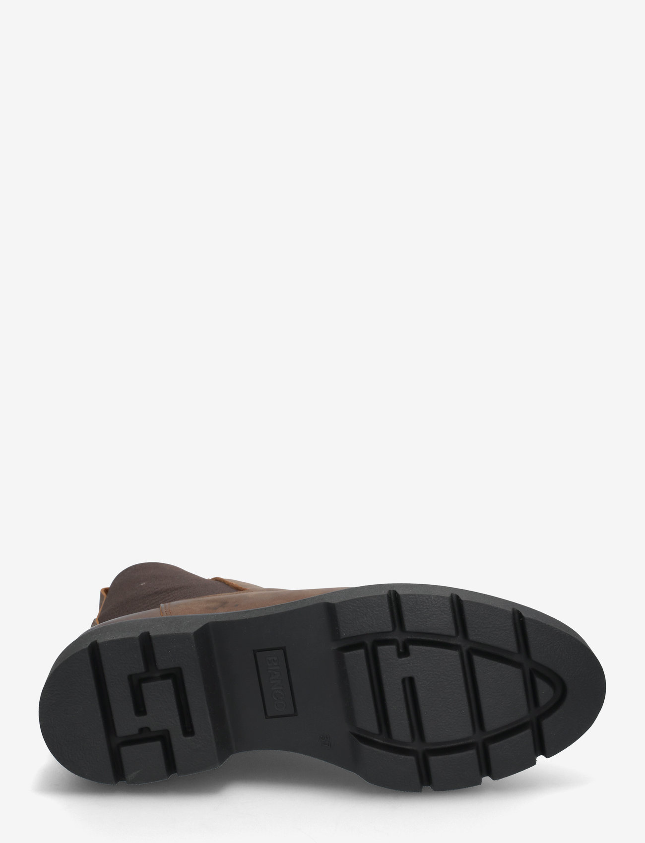 Bianco - BIAOTHILIA Warmlined Chelsea Boot Waxed Leather - winter shoes - dark brown - 4