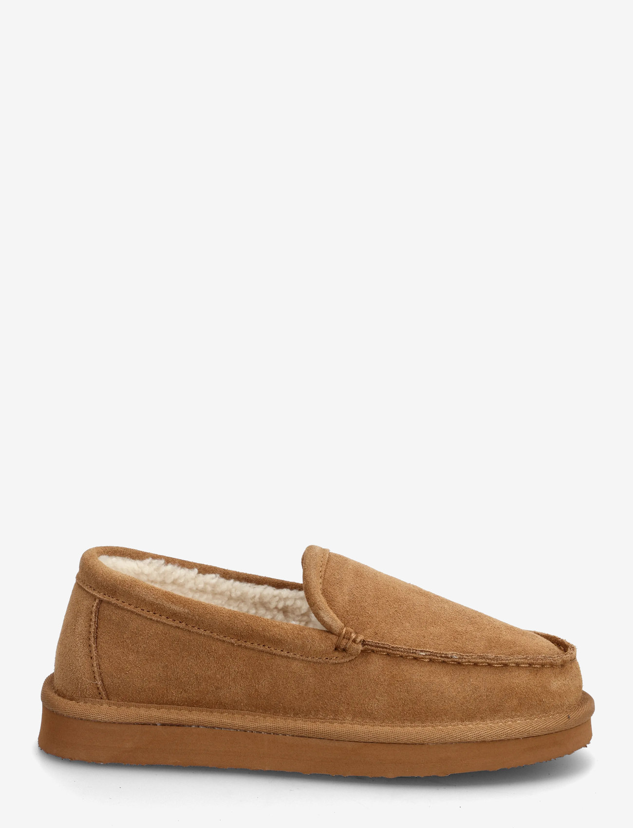 Bianco - BIAINGRID Home Loafer Suede - vardagsstil - cognac - 1