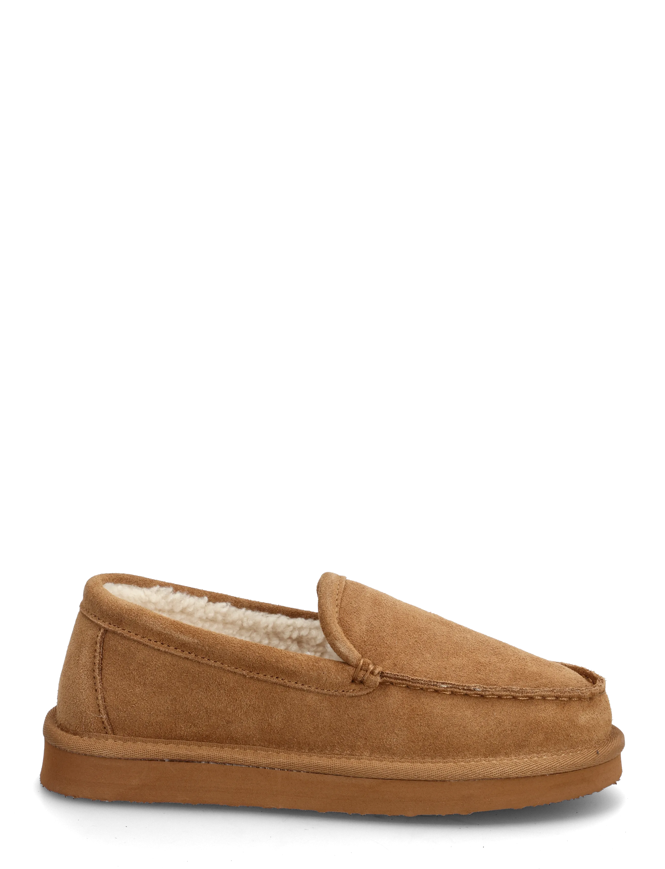 Bianco - BIAINGRID Home Loafer Suede - pantoffels - cognac - 1