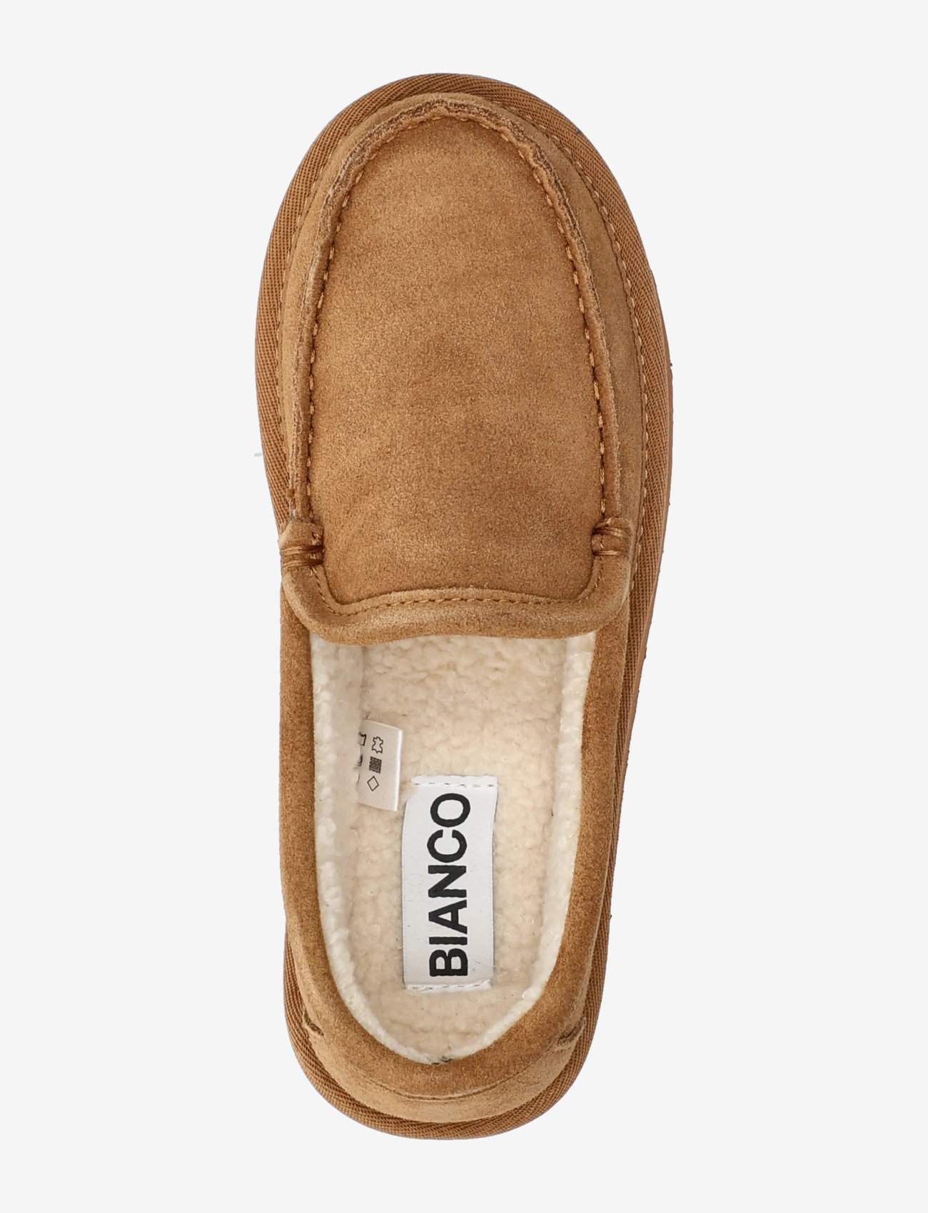 Bianco - BIAINGRID Home Loafer Suede - vardagsstil - cognac - 3