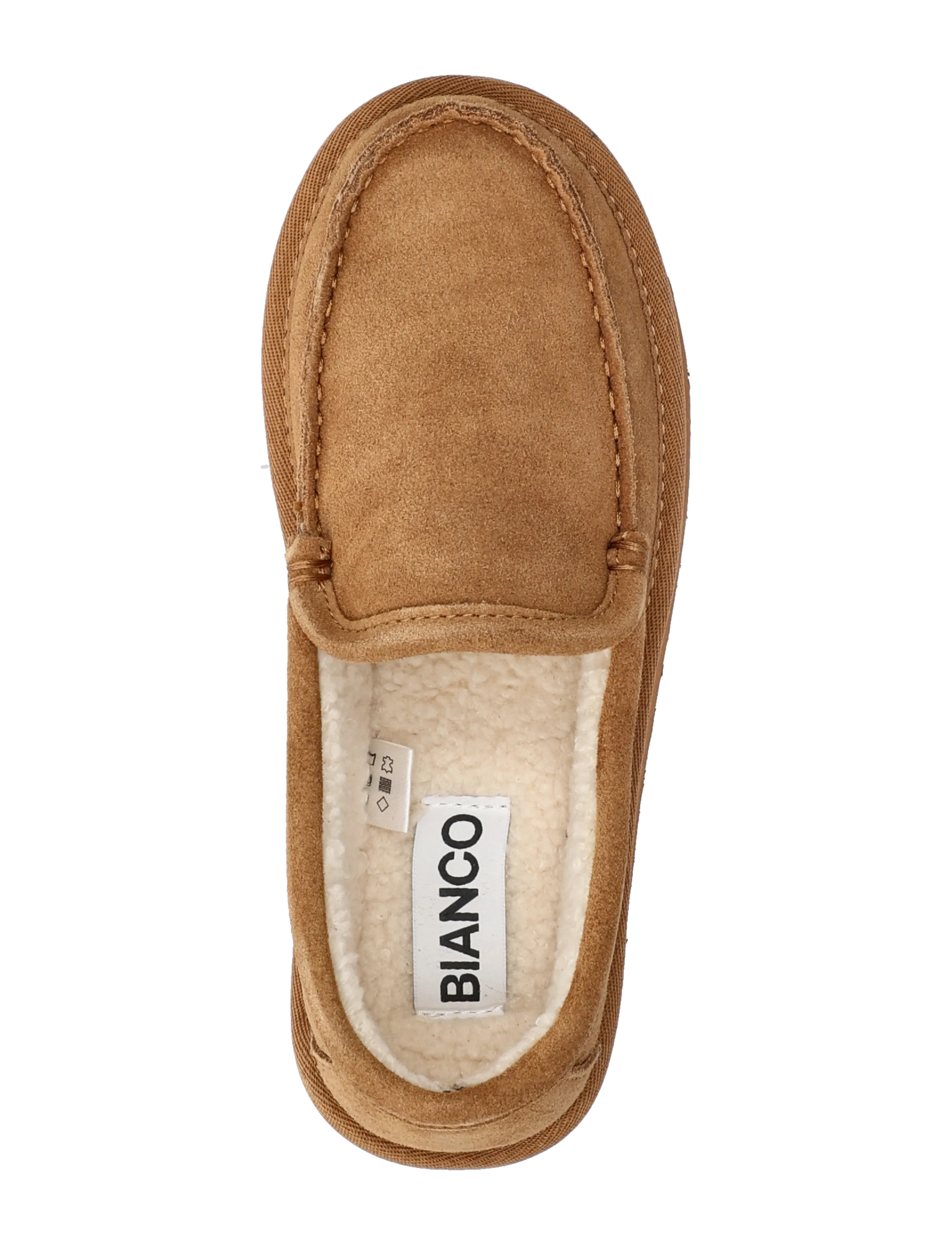 Bianco - BIAINGRID Home Loafer Suede - pantoffels - cognac - 3