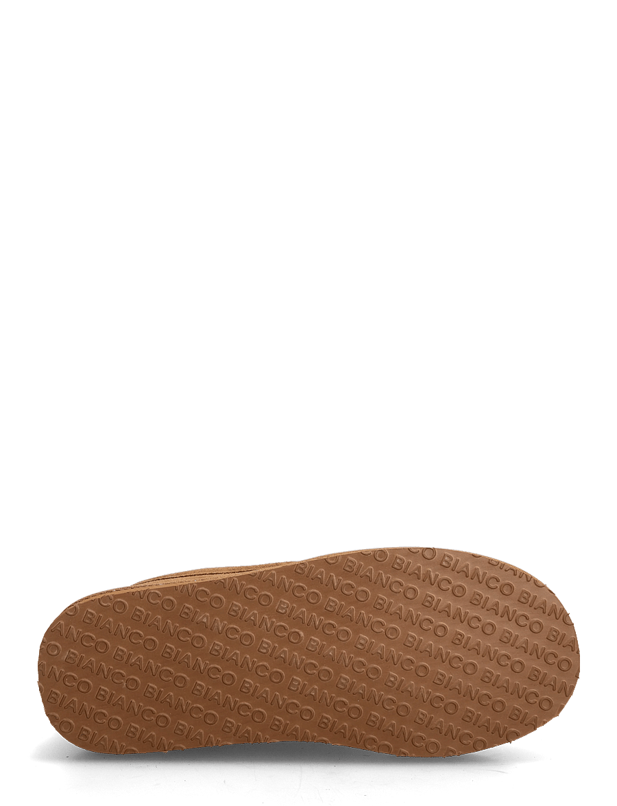 Bianco - BIAINGRID Home Loafer Suede - tofflor - cognac - 4