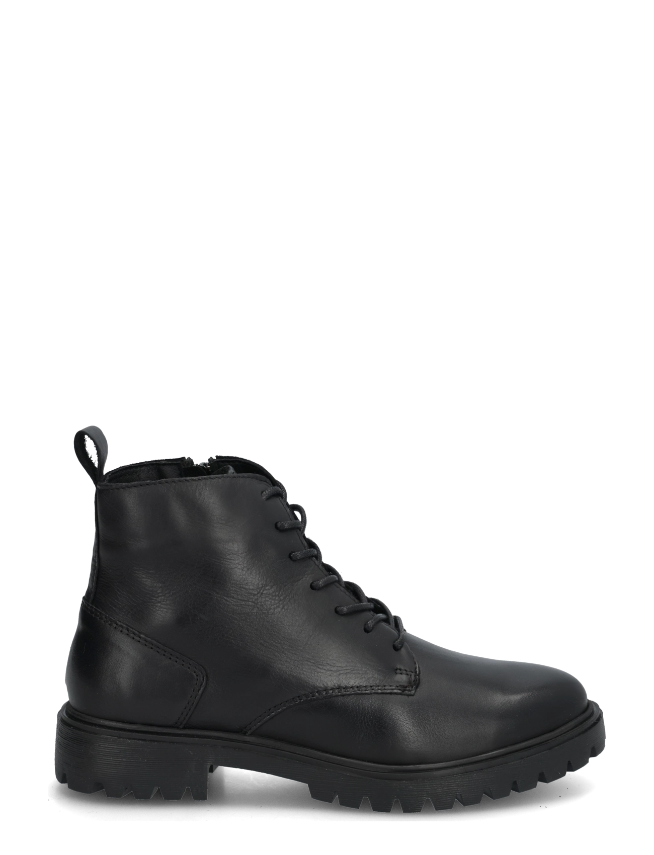 Bianco - BIAGINA Warmlined Lace Up Boot Smooth Leather - herbstersparnisse - black - 2
