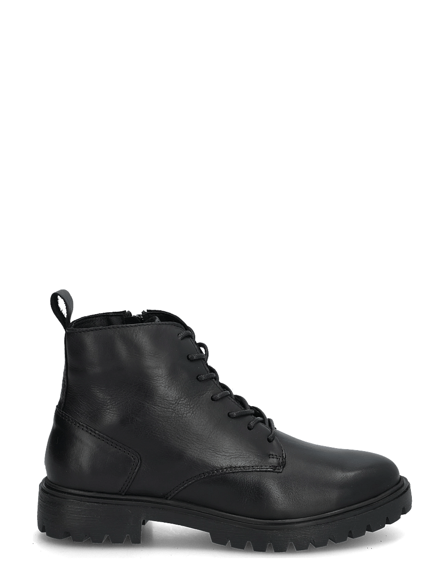 Bianco - BIAGINA Warmlined Lace Up Boot Smooth Leather - kängor - black - 2
