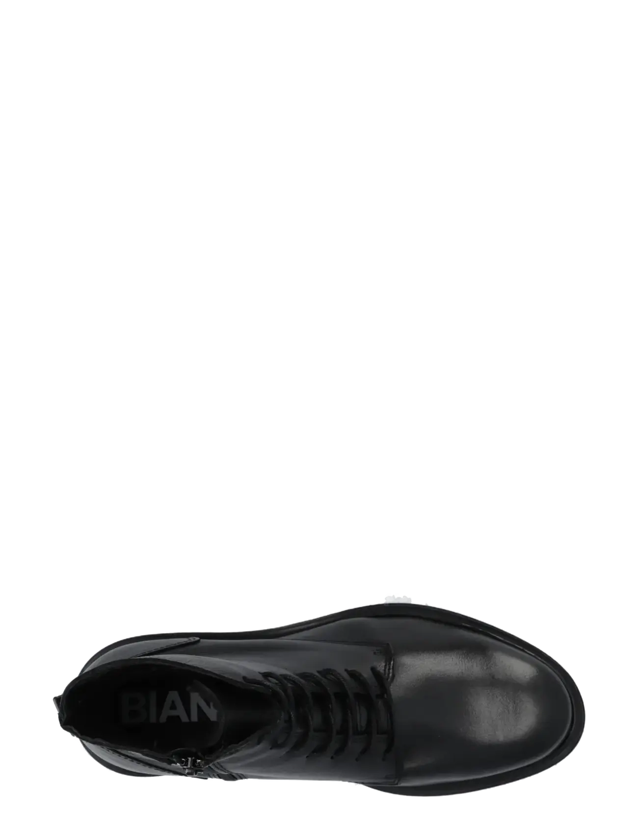 Bianco - BIAGINA Warmlined Lace Up Boot Smooth Leather - efterårsbesparelser - black - 4