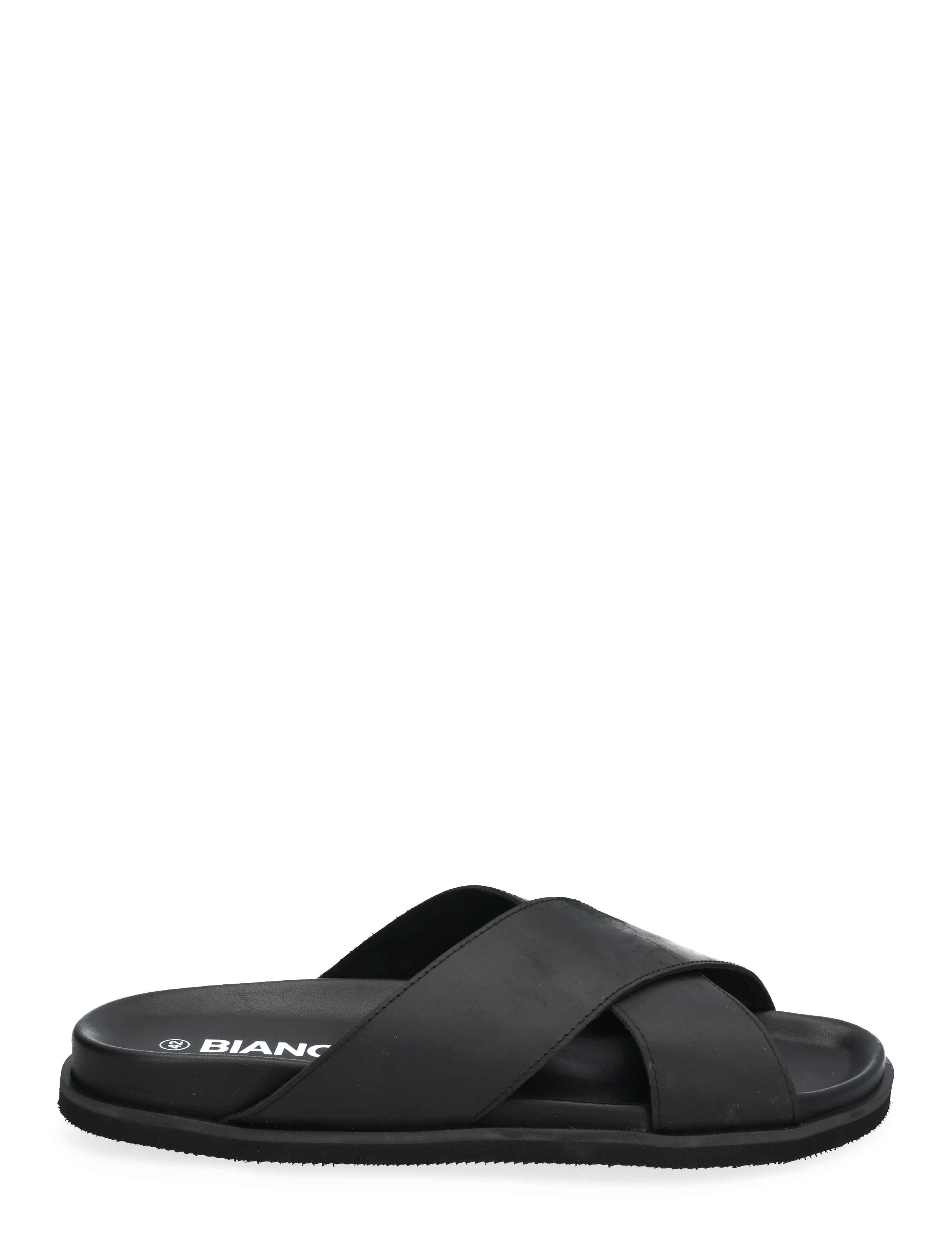 Bianco - BIALEONARDO Cross Slide Nubuck - black - 2