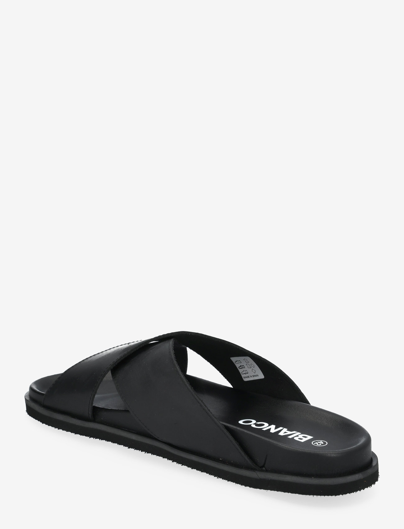 Bianco - BIALEONARDO Cross Slide Nubuck - black - 2