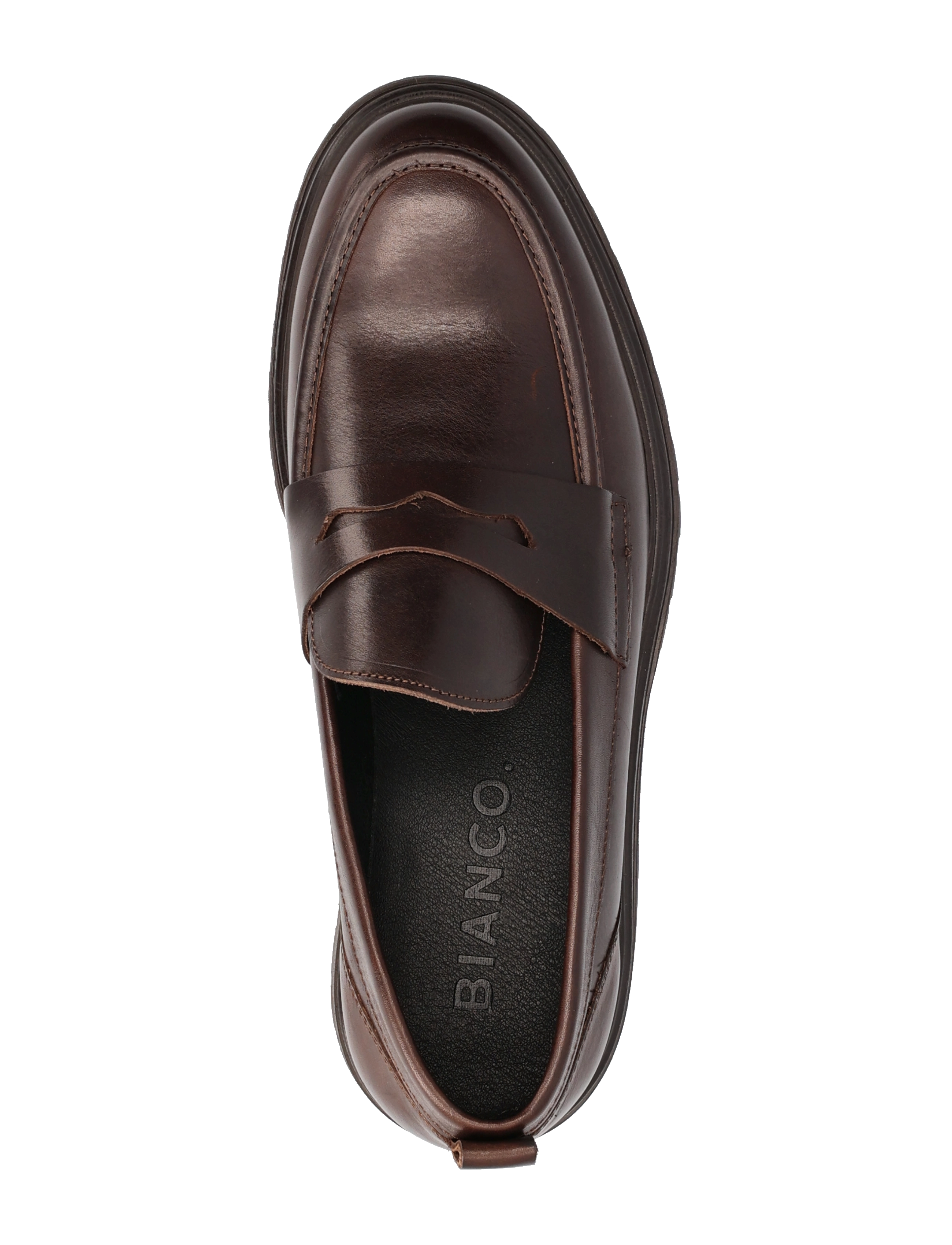 Bianco - BIAGIL Penny Loafer Soft Texas - dark brown - 3