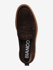 Bianco - BIAGIL Loafer Suede - spring shoes - dark brown - 3