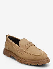 Bianco - BIAGIL Loafer Suede - spring shoes - tan - 0