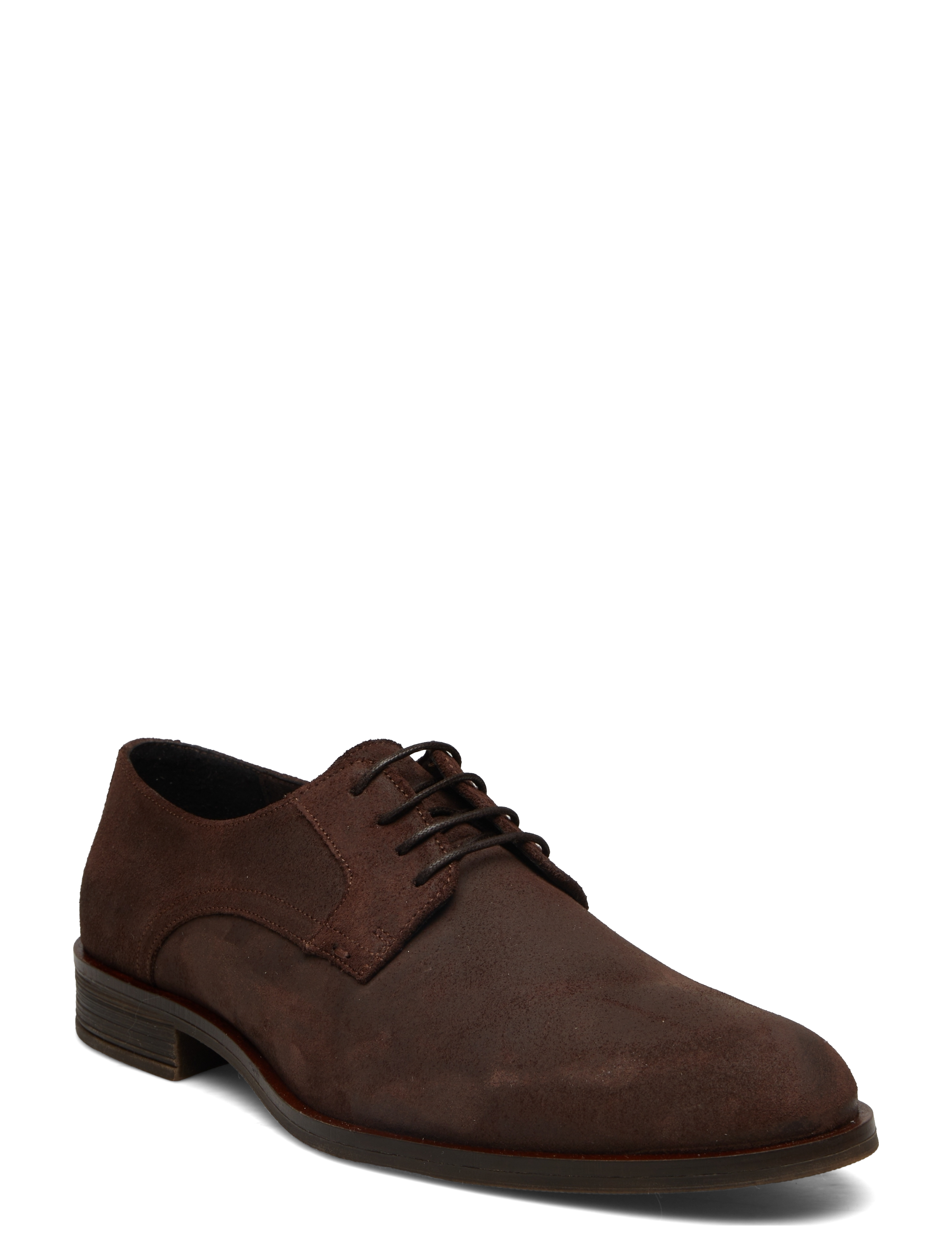 Bianco - BIABYRON Derby Shoe Oily Suede - dark brown - 0