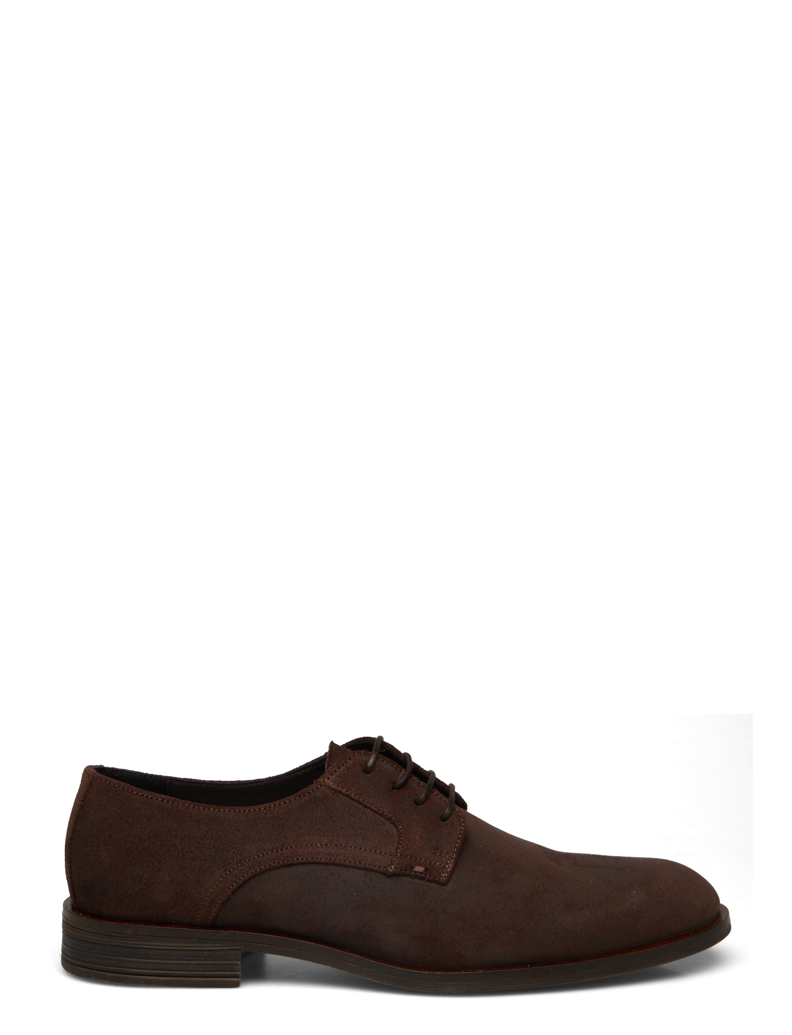 Bianco - BIABYRON Derby Shoe Oily Suede - dark brown - 1