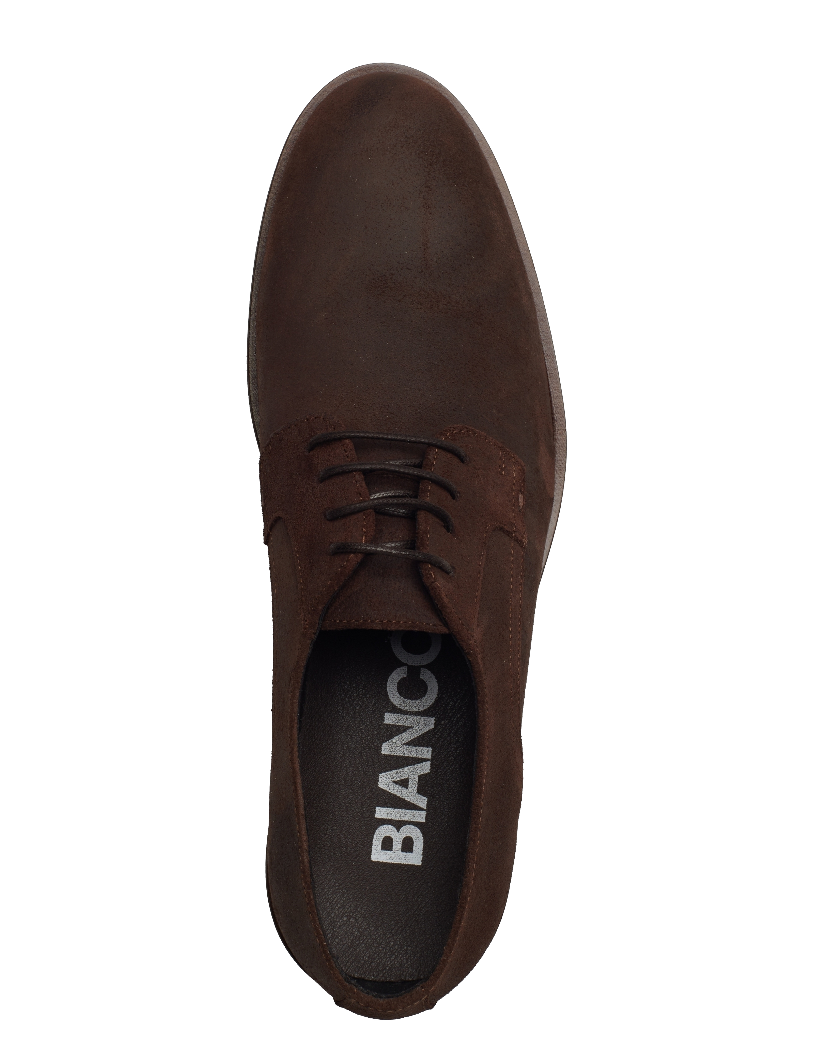 Bianco - BIABYRON Derby Shoe Oily Suede - dark brown - 3