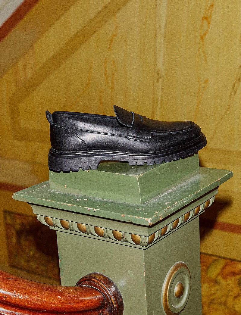 Bianco - BIAGIL Penny Loafer Soft Texas - kollektioner - black - 0