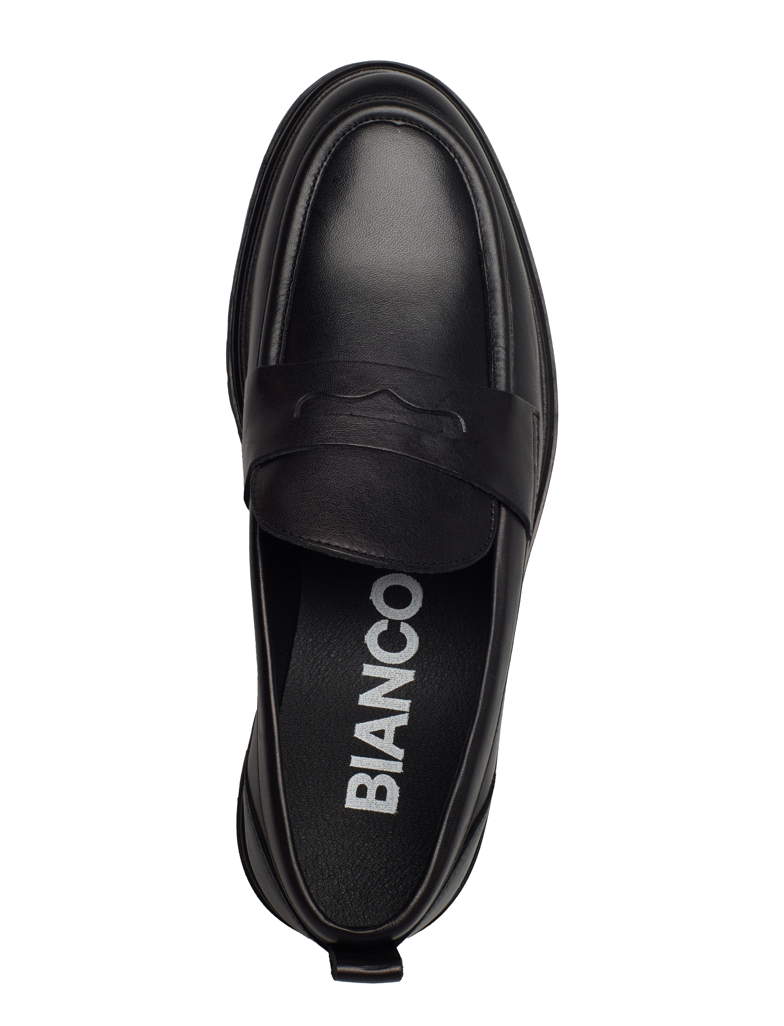 Bianco - BIAGIL Penny Loafer Soft Texas - black - 4